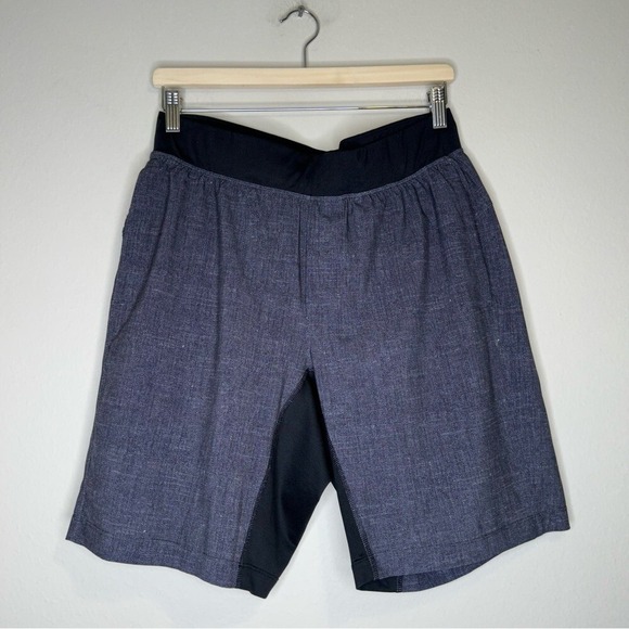 Lululemon T.H.E Short 7" Nulux Liner‎ Gray and Black Size L - Picture 1 of 9